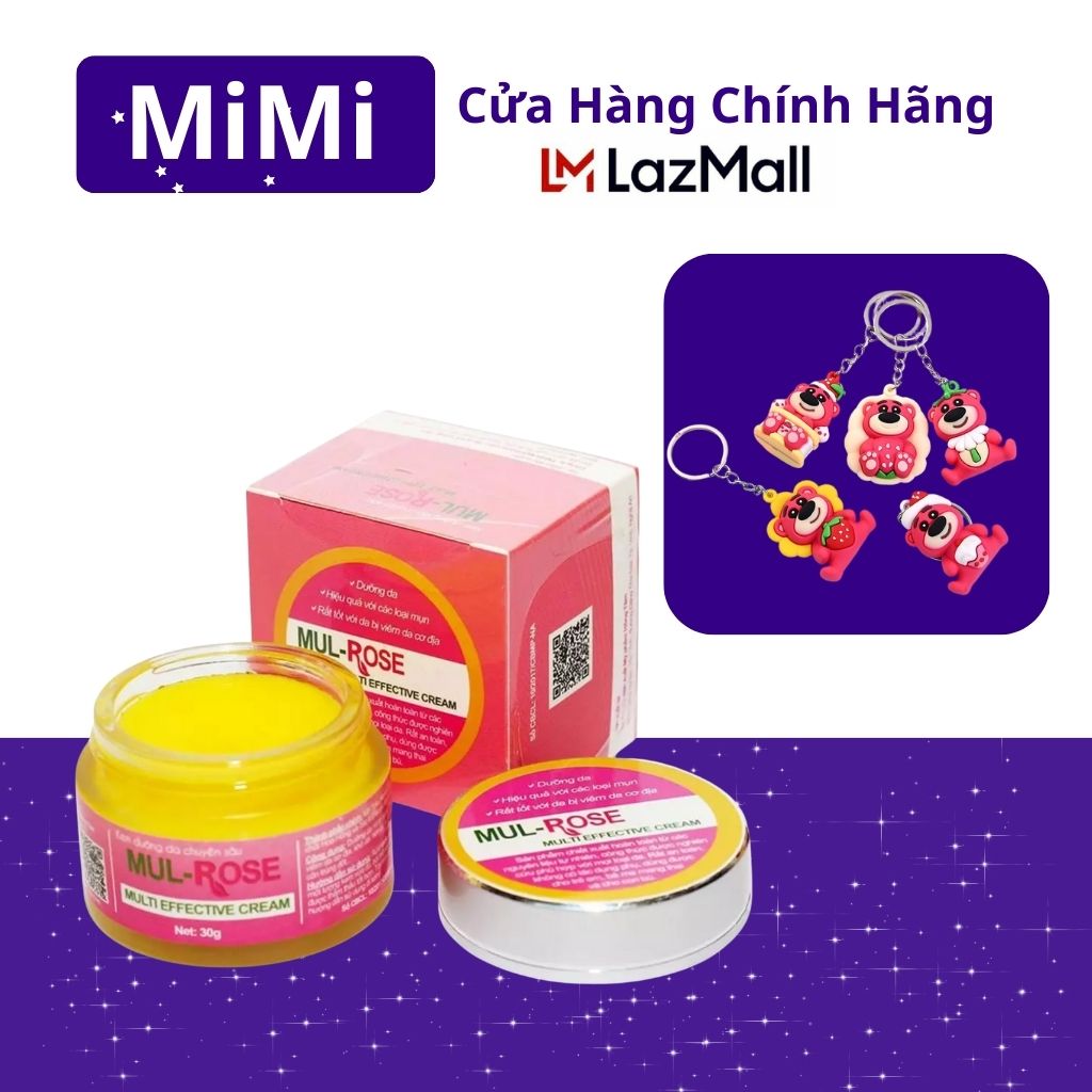 Kem nghệ đa năng mulrose 30g dưỡng da, mờ thâm, se khít lỗ chân lông, chàm sữa, hăm..