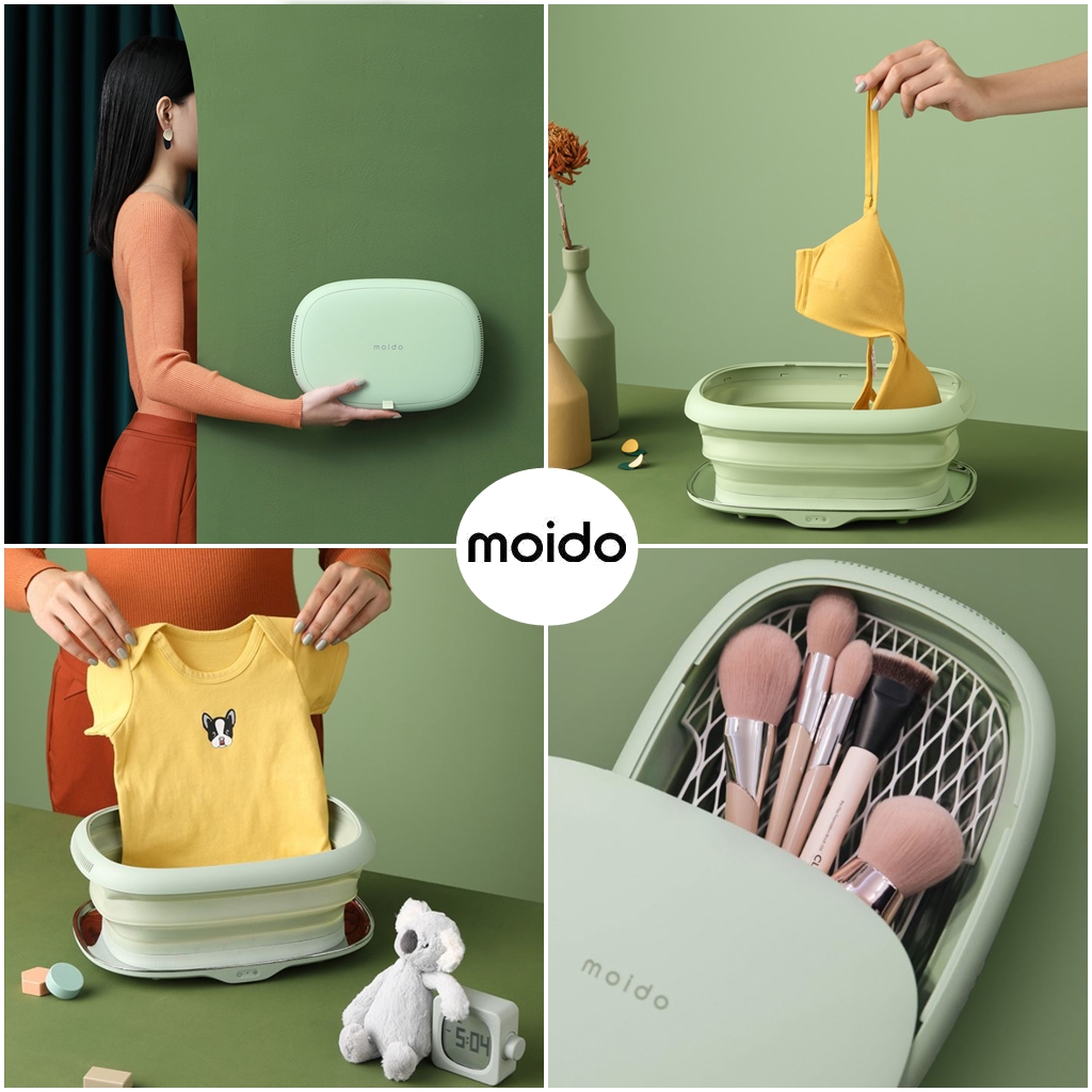 Hộp khử trùng UV Moido, hộp khử khuẩn tia UV, máy khử trùng đồ lót gấp gọn, tiệt trùng bình sữa
