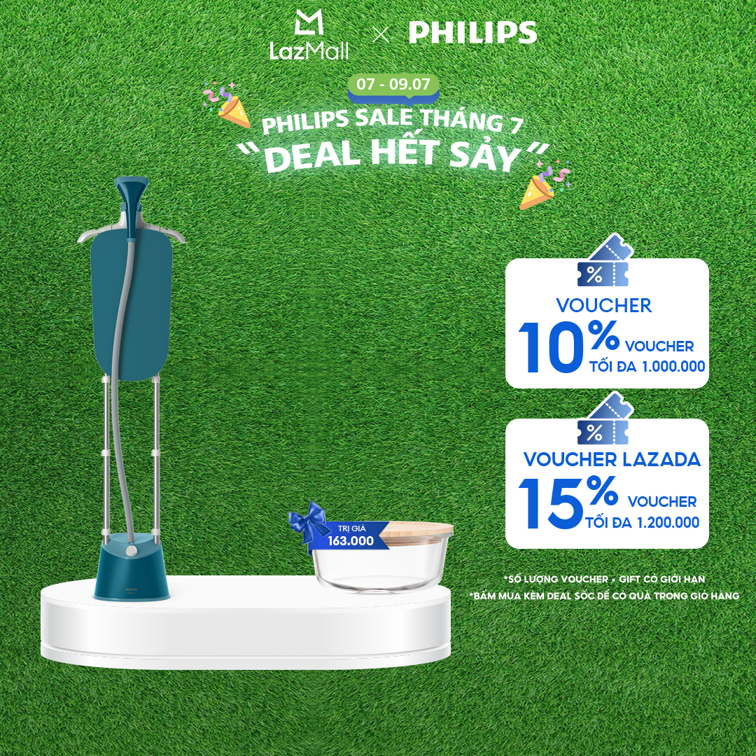 Bàn Ủi Đứng Hơi Nước Philips STE1040/20 - Hàng Phân Phối Chính Hãng