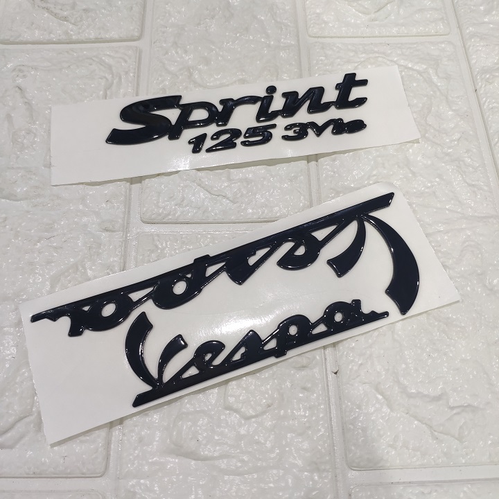 Tem nổi dán xe máy xe VESPA SPRINT 125 3Vie / VESPA Primanvera / VESPA GTS 125 3Vie, , đồ phụ tùng xe máy giá rẻ, đồ phụ tùng xe máy giá rẻ