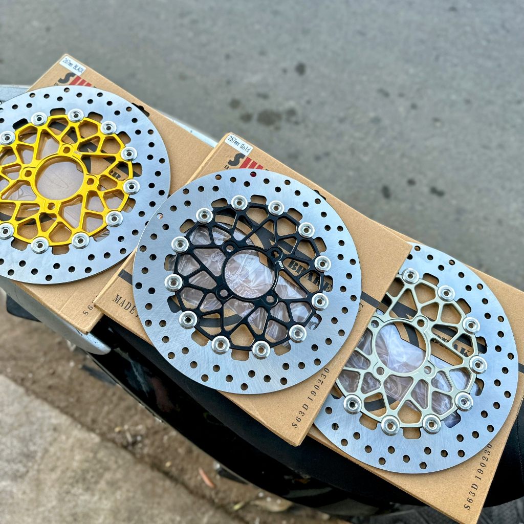  Đĩa thắng Swit V2 267mm 12 khoen inox 304 thailand 