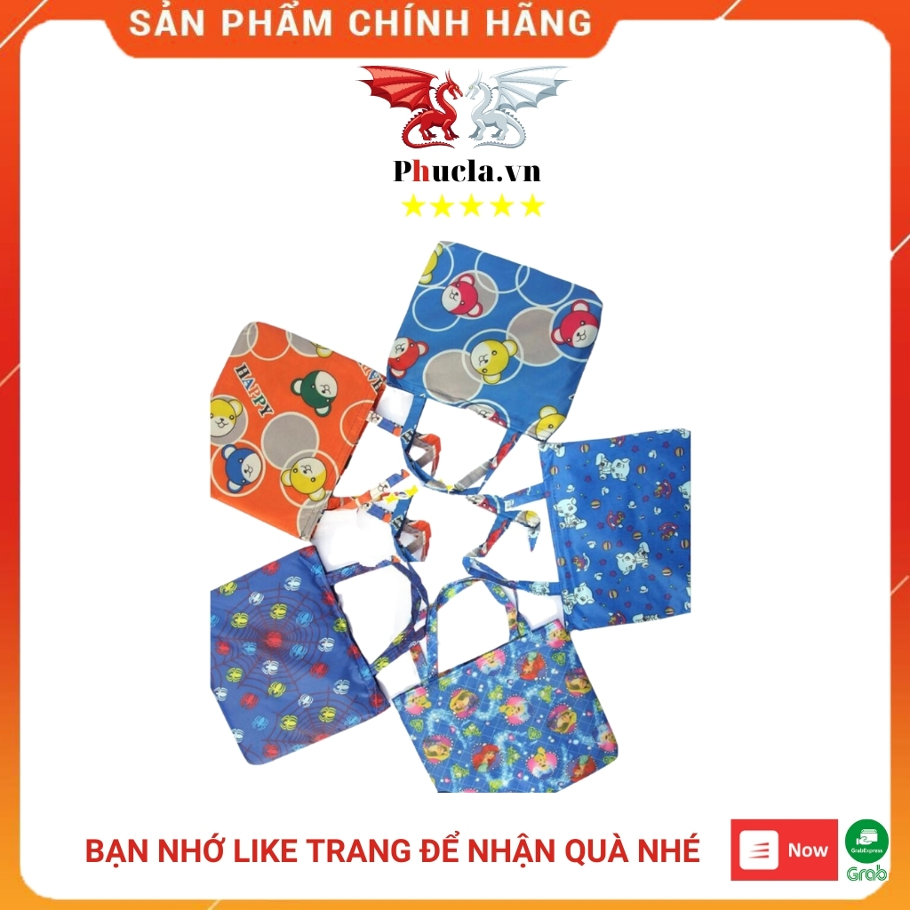 Áo mưa bộ trẻ em vải siêu nhẹ chống thấm cực tốt
