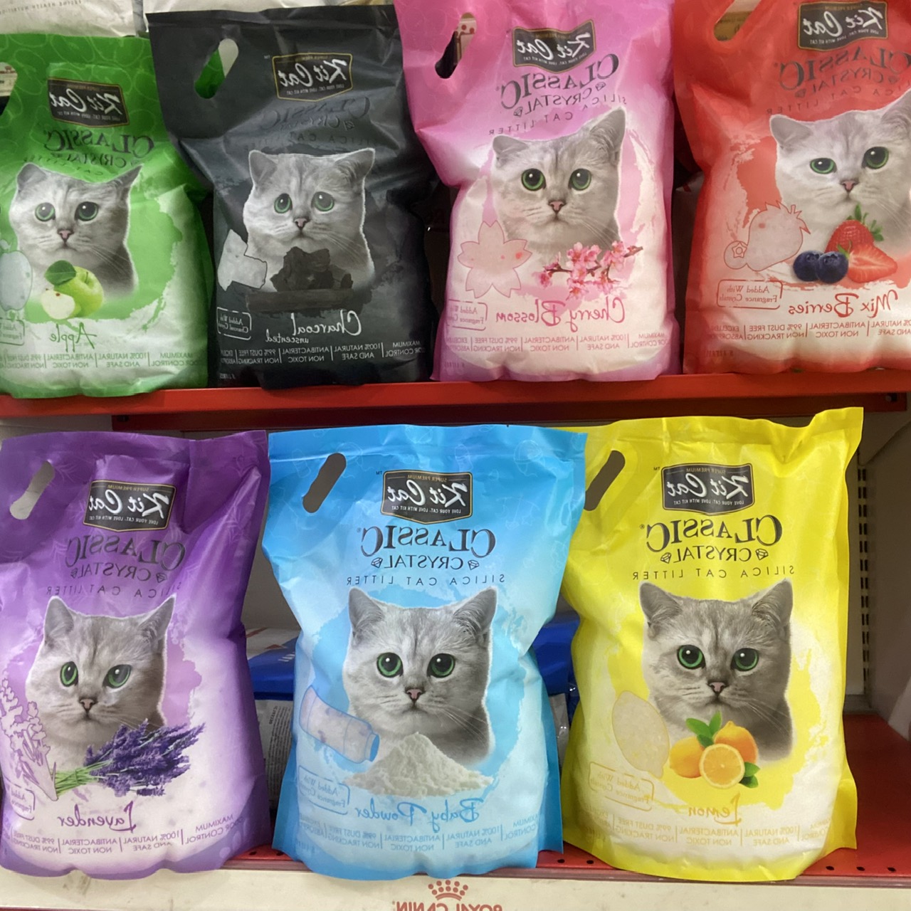 Cát vệ sinh cho mèo kitcat thủy tinh - 5l