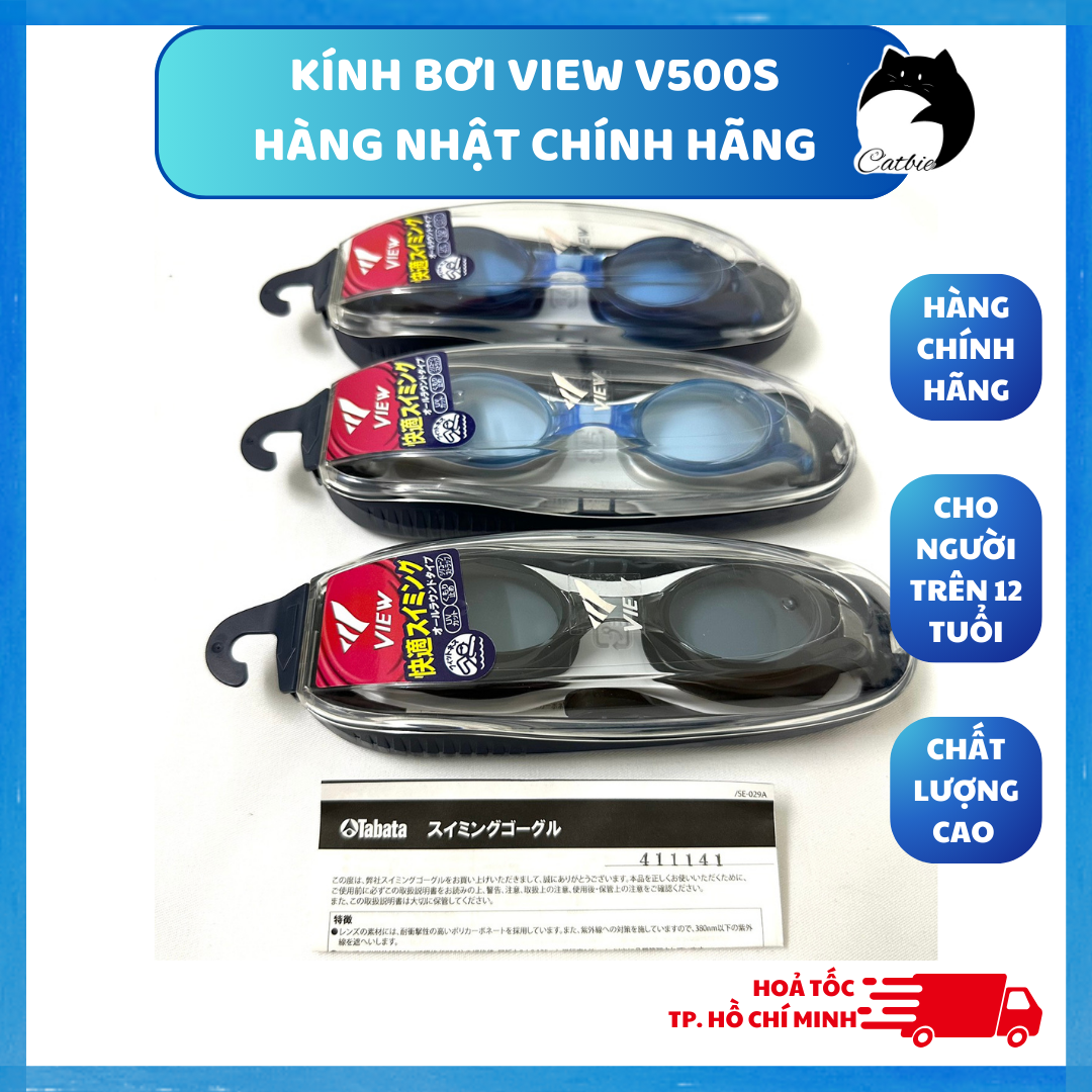 KÍNH BƠI VIEW NHẬT BẢN V500S CAO CẤP HÀNG CHÍNH HÃNG 100% DÀNH CHO NGƯỜI LỚN VÀ TRẺ EM TRÊN 12 TUỔI