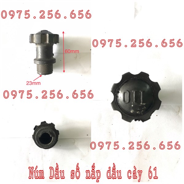 Núm Dầu số nắp dầu cày 61 phụ tùng máy cày