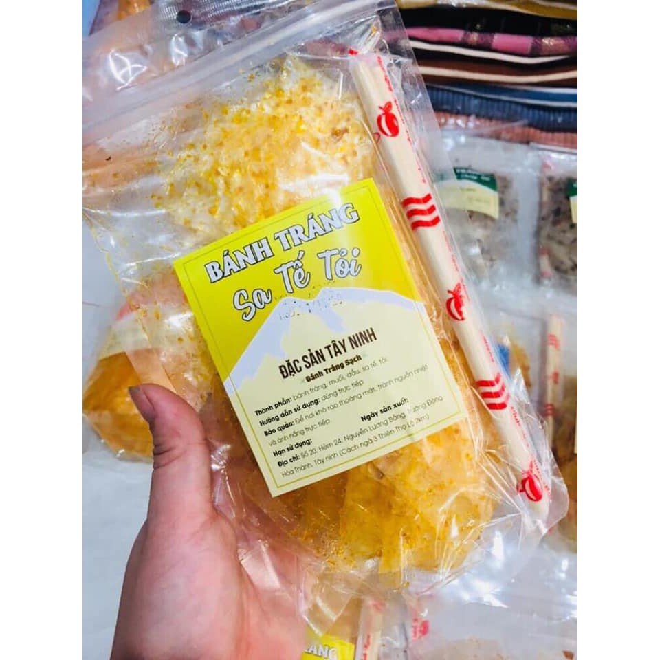 Tân nhiên bánh tráng sa tế tỏi - đặc sản tây ninh – bánh tráng siêu mỏng - bánh tráng tân nhiên
