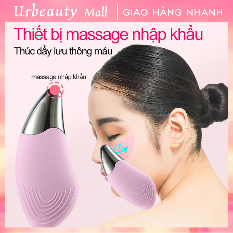 [HCM]【Urbeauty Mall】Máy Rửa Mặt -Máy massage rửa mặt cầm tay Silicon - Tẩy Tế Bào Chết-máy mát xa mặt ion máy rửa mặt và massage máy matxa mặt máy matxa mặt mini，Làm Sạch Sâu