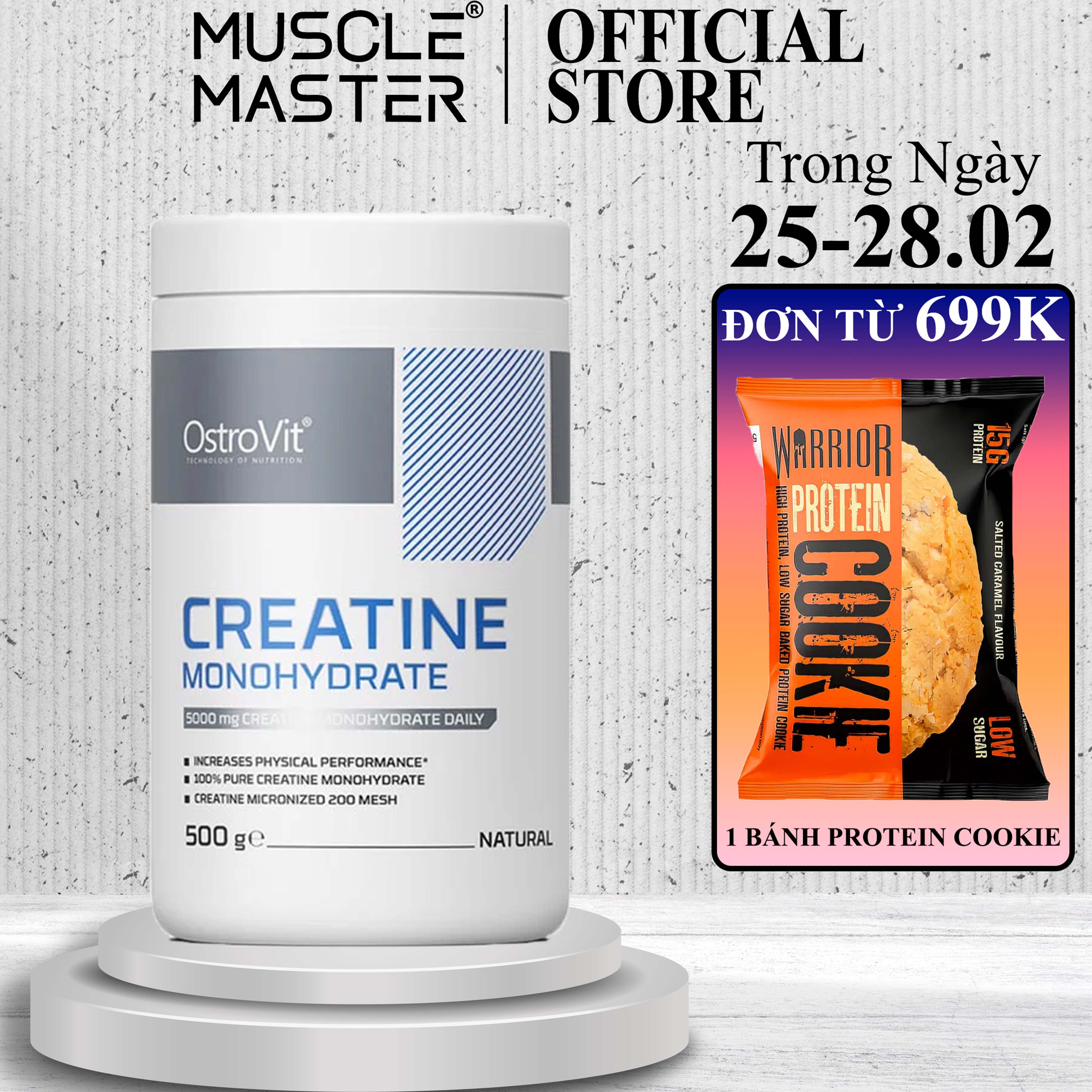 Thực phẩm bổ sung tăng sức mạnh ostrovit creatine 100 lần dùng