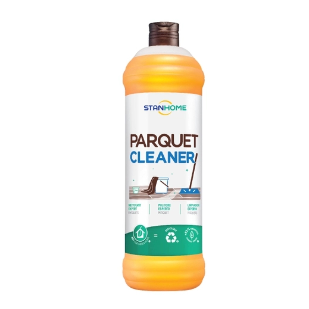 Nước lau sàn gỗ đậm đặc stanhome parquet cleaner làm sạch vết bẩn trên bề mặt, hương thơm nhẹ nhàng, dung tích 1000ml