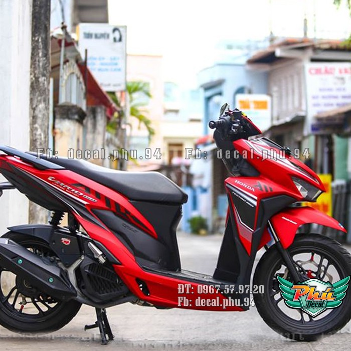 Tem rời Vario đỏ (P) - mẫu mã đa dạng - chi tiết sắc nét - nhận làm Tem rời theo yêu cầu