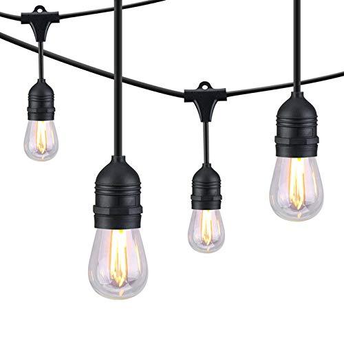 Dây 20 đui đèn E27 - 10m thả trang trí bóng xoáy chống mưa