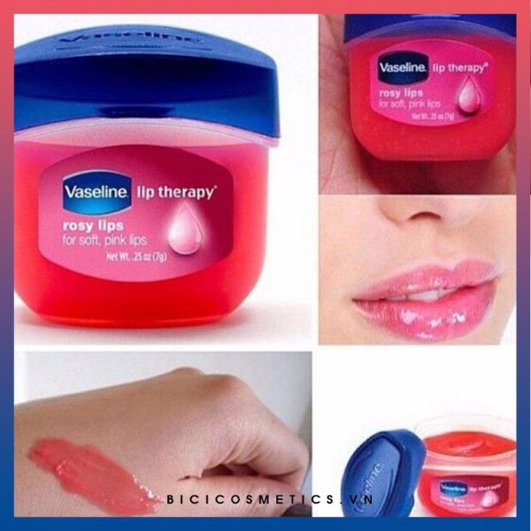 Dưỡng môi vaseline màu hồng