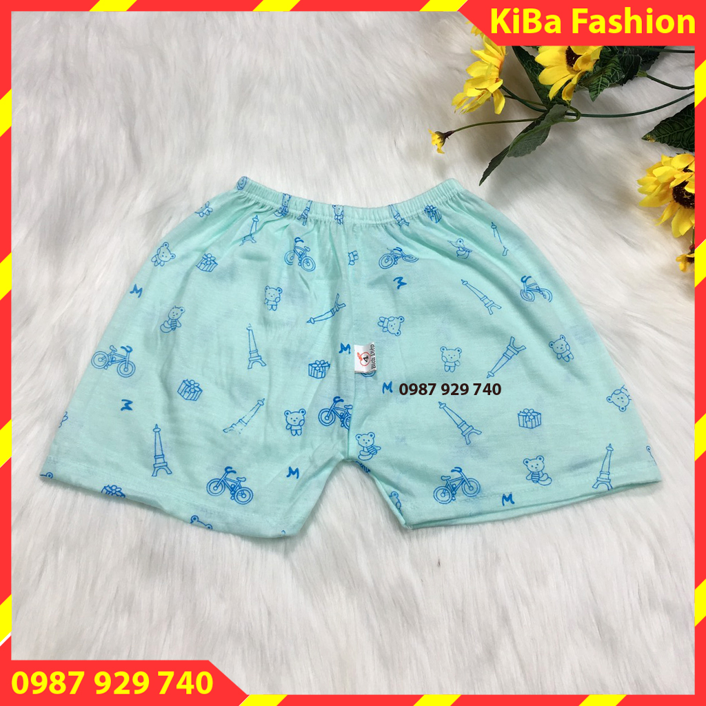 Combo 5 Quần đùi chục RẺ in hình cho bé từ 3-12kg - QĐ - HTK0230 (Hình in màu sắc thay đổi theo lô hàng) / quần chục cho bé / quần đùi chục cho bé trai / quần chục / quần đùi chục cho bé gái / quần đùi