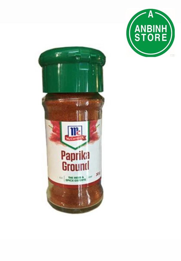 Bột ớt cựa gà kiểu Hungary McCormick Paprika 30g