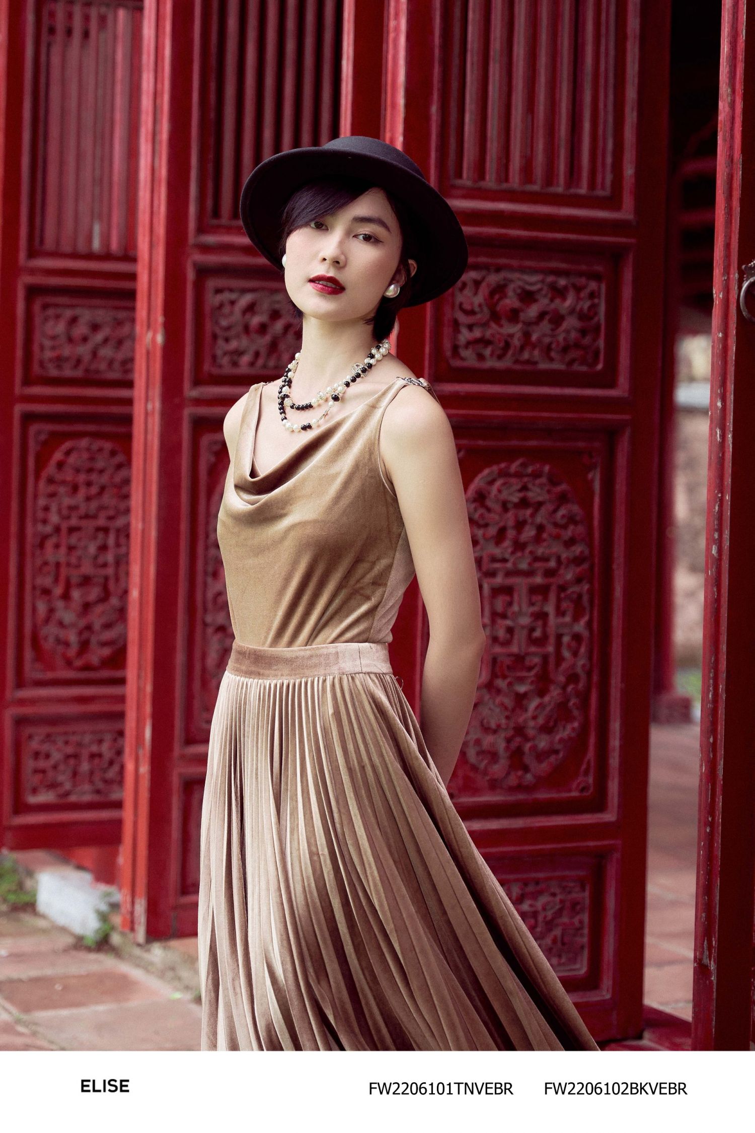 Chân váy dập ly thẳng  Kate by Linh Nguyen