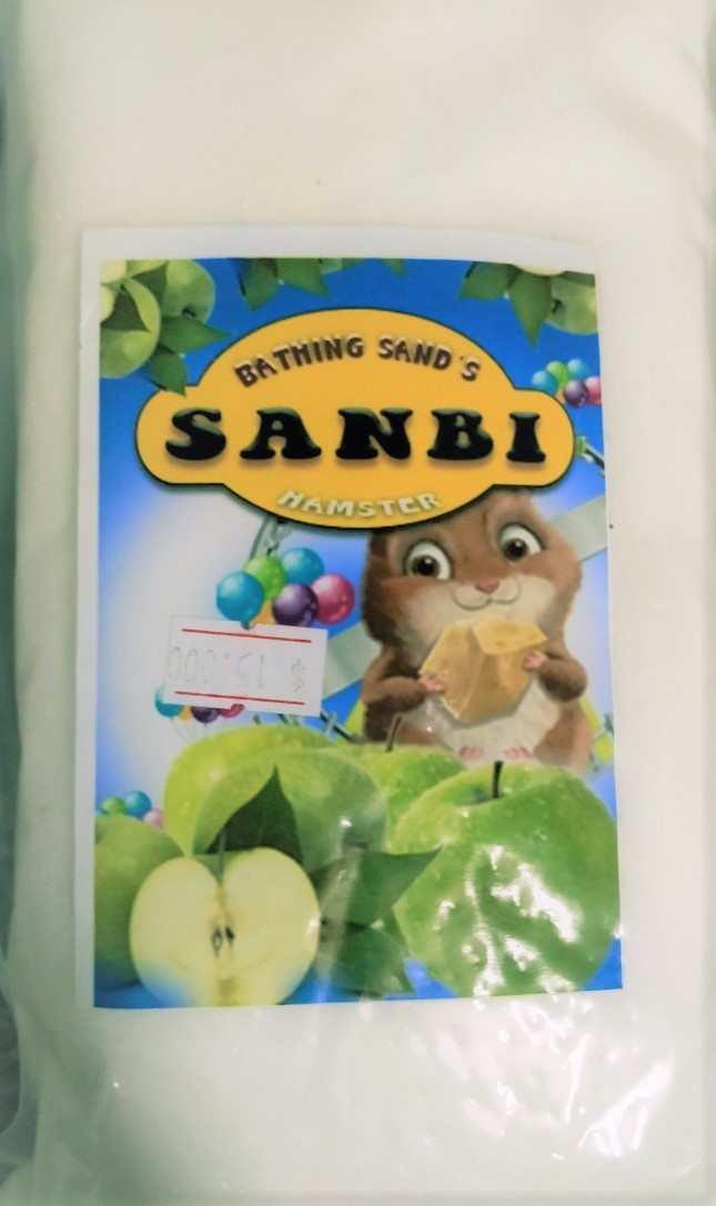 Cát tắm thủy tinh hamster