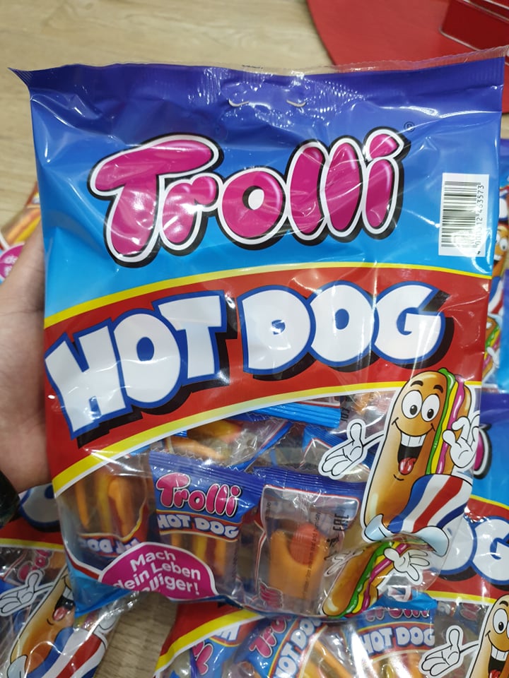 Kẹo dẻo trái cây hotdog Trolli 150g
