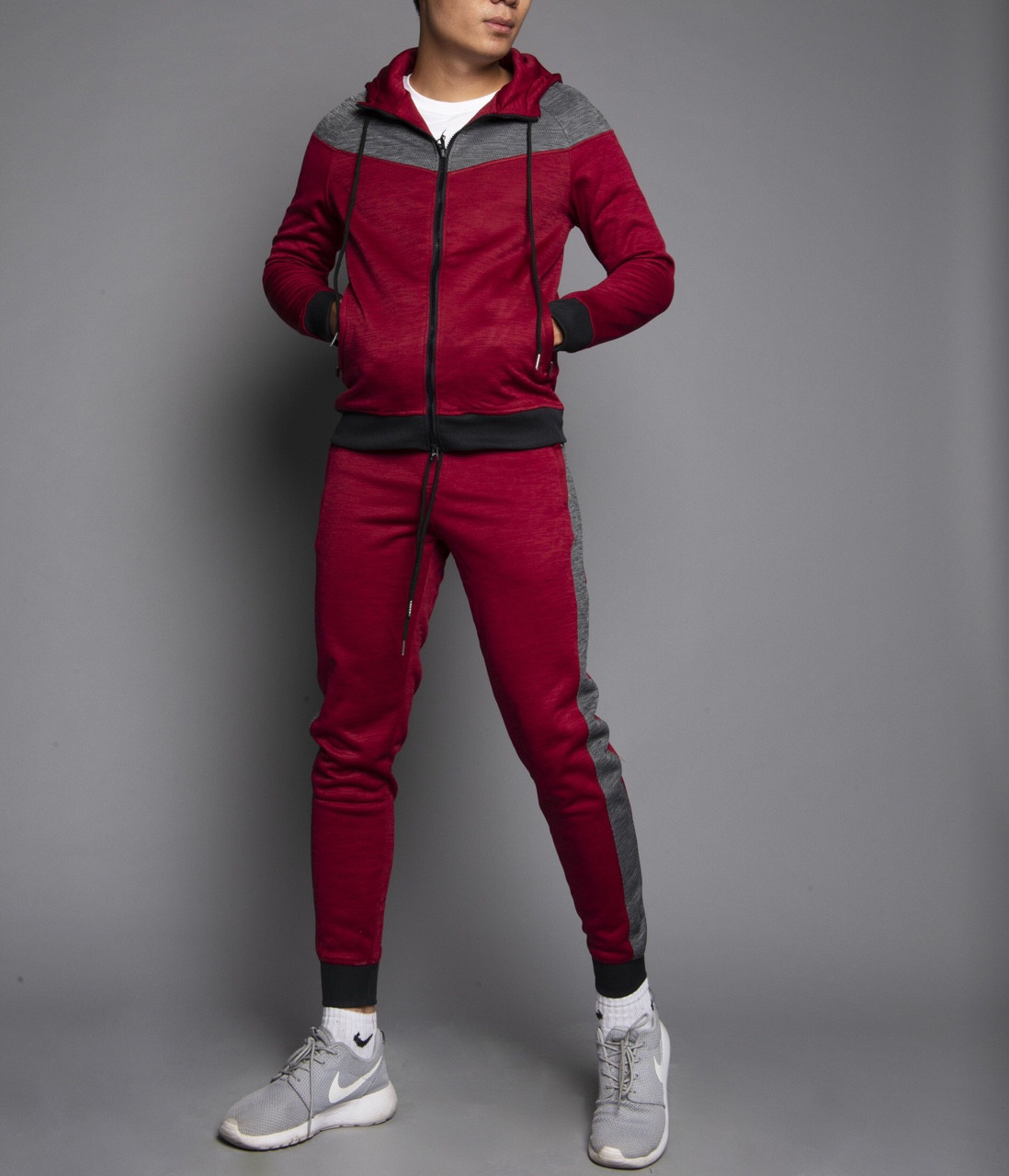 [Hoàn Tiền 15%] Bộ thể thao nam cao cấp nhiều màu, có khóa, có mũ phong cách thời trang.