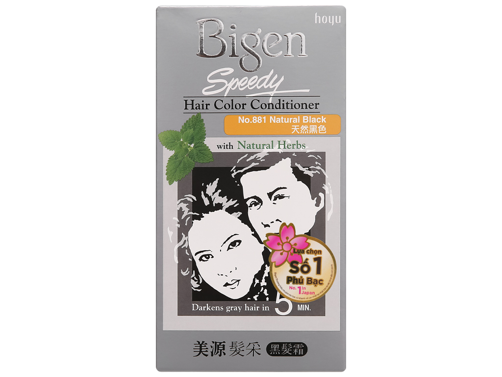 Thuốc nhuộm tóc Bigen 881 đen