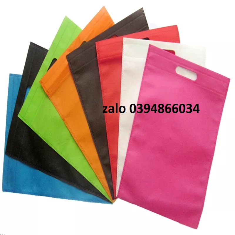 Túi vải pp không dệt gấp hông chọn size