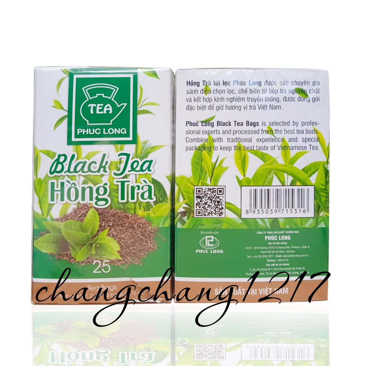 Hồng Trà Túi Lọc Phúc Long Hộp 25 Gói