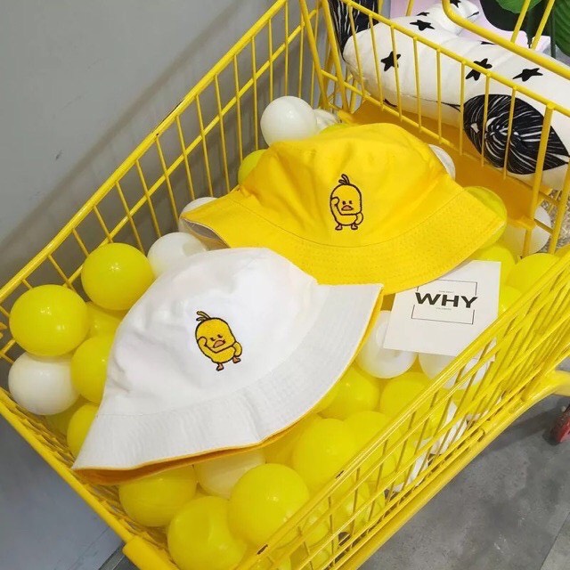 Nón bucket 2 mặt con vịt