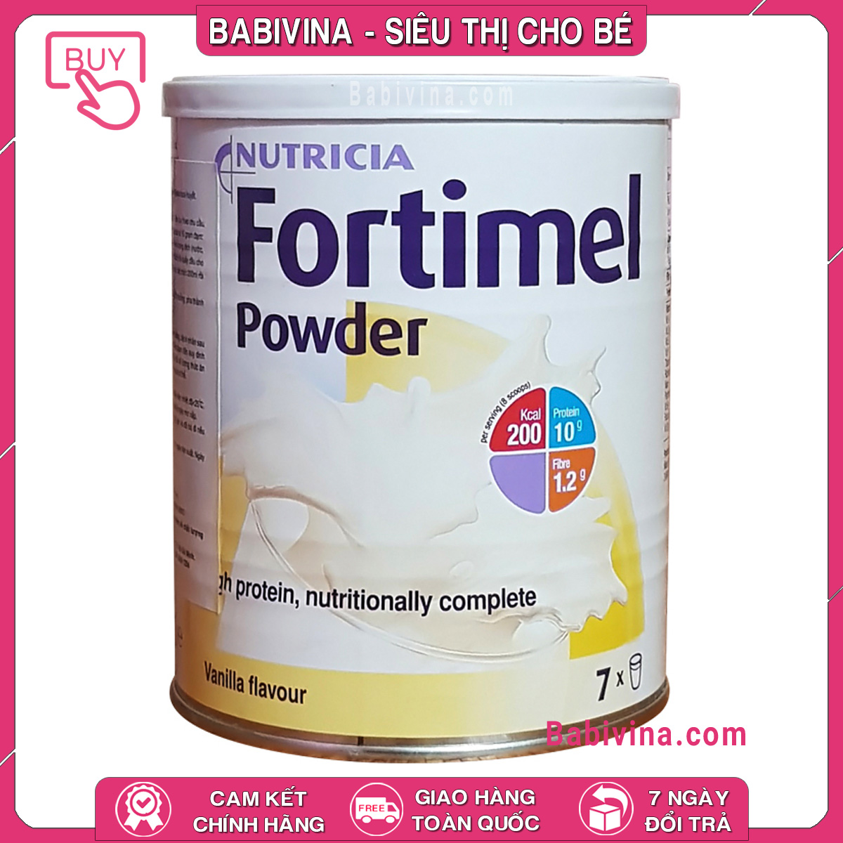 [CHÍNH HÃNG] Sữa Fortimel Powder 335g | Dinh Dưỡng Cho Bệnh Nhân, Người Cần Phục Hồi | Babivina