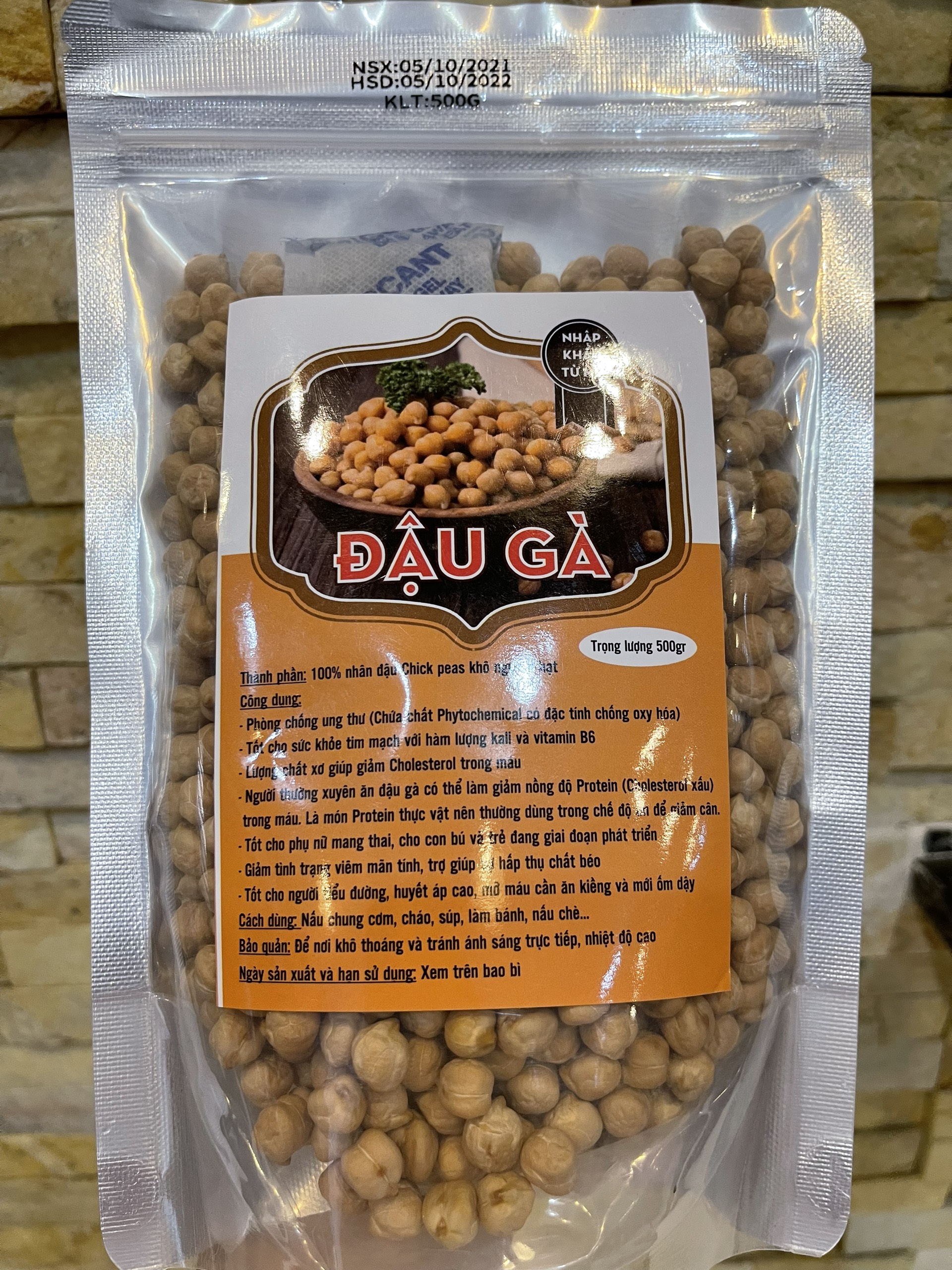 Đậu gà nhập khẩu mỹ gói 500g