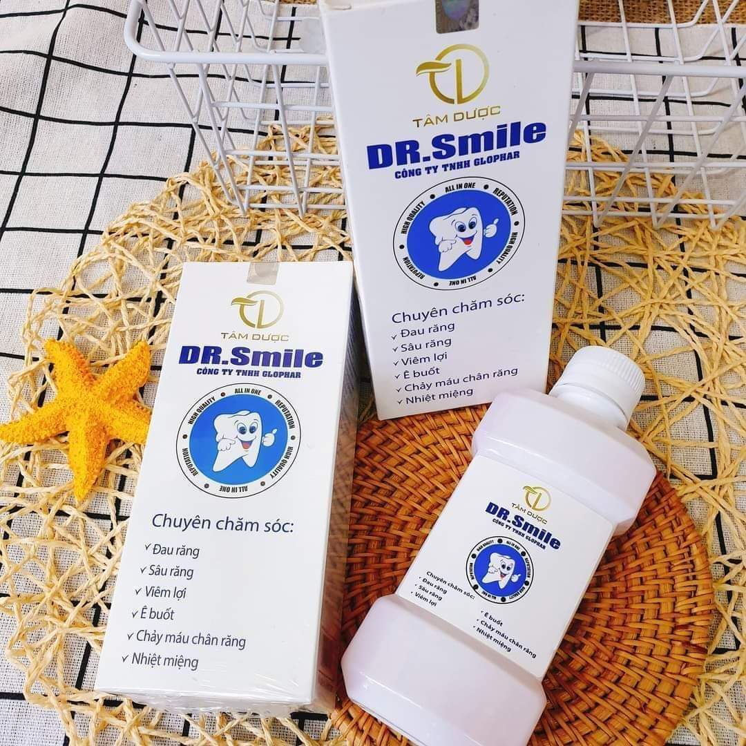 Combo 2 chai nước súc miệng Dr Smile