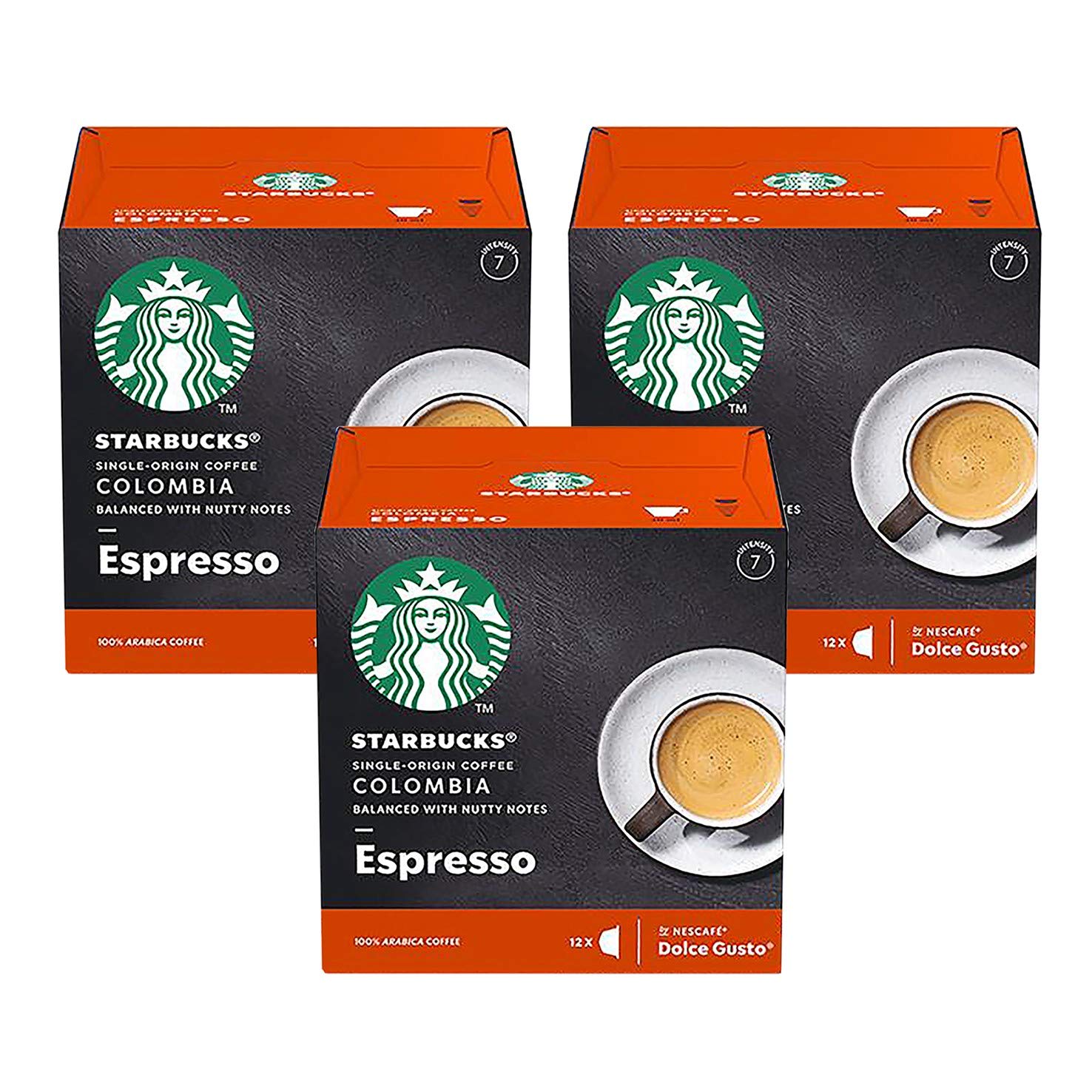 Starbucks® colombia by nescafé® dolce gusto® - 36 capsules, date 11/2024