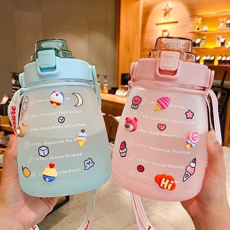 Bình nước 1300ml béo lùn kute