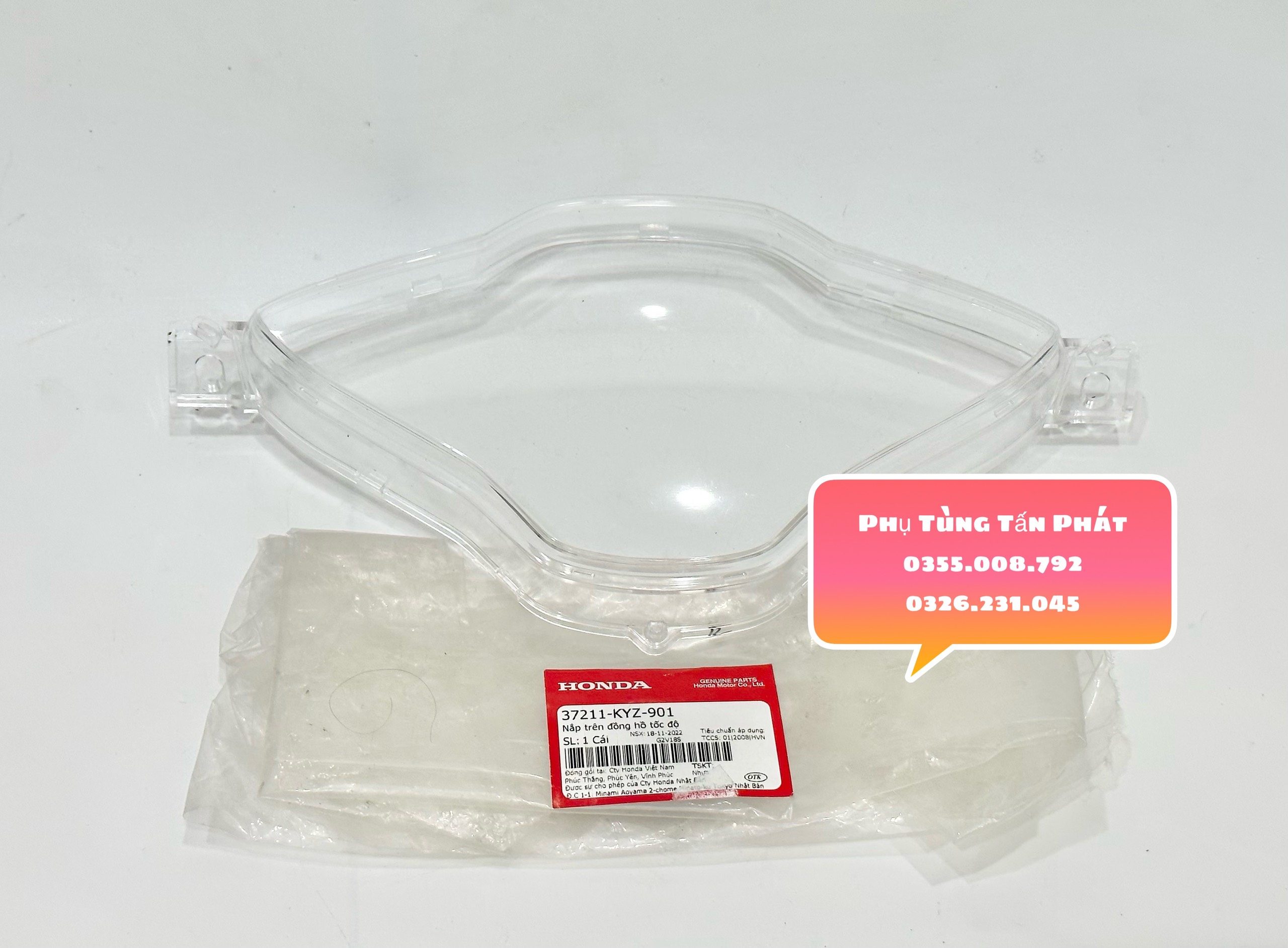 Mặt Kính Đồng Hồ Future 125 Mập - Future LED Chính Hãng Honda