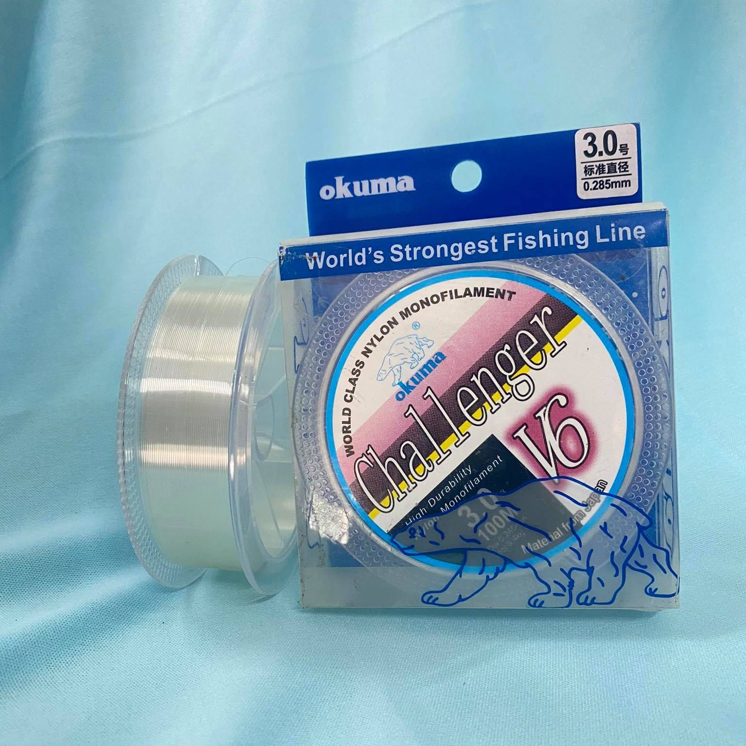 Cước Câu Okuma Challenger 100m Màu Trắng