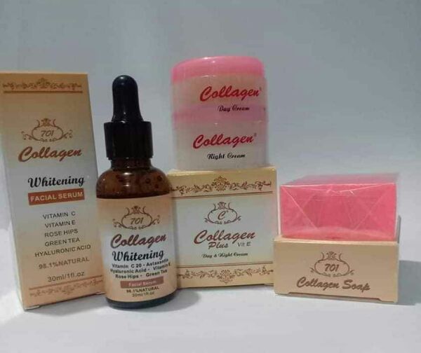 Combo kem và serum collagen plus vit e