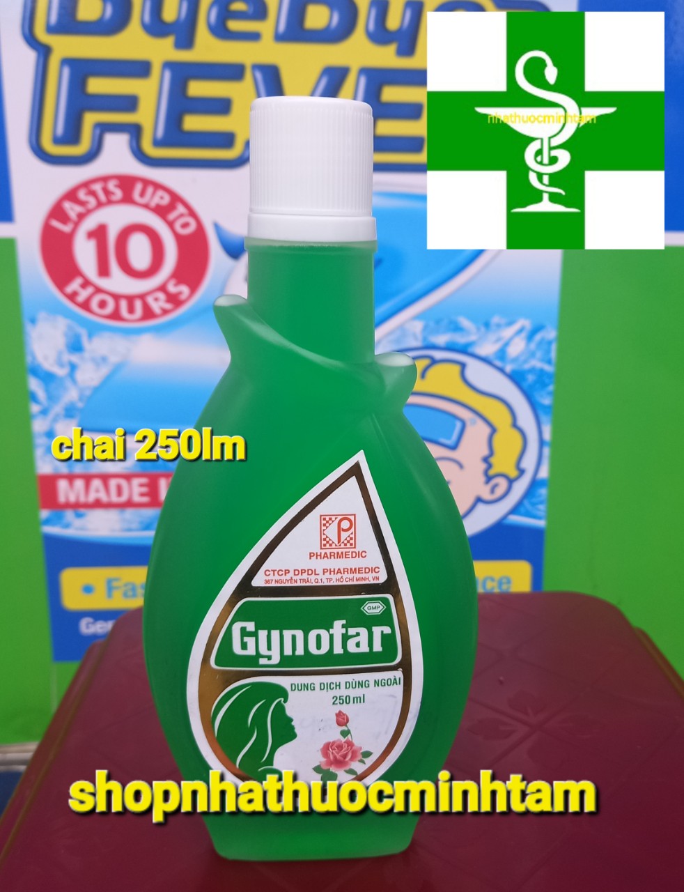 Nước rửa vệ sinh gynofar 1 chai 250mi