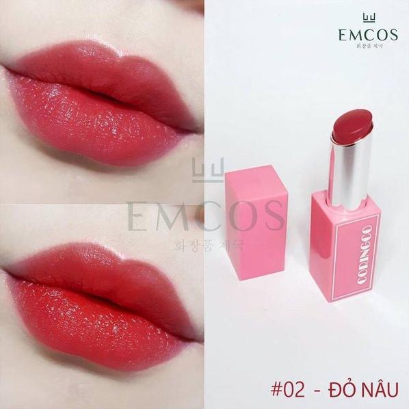 Son thỏi lì Coringco Cherry Chu Bonny Lipstick Hàn Quốc - Cam kết Auth