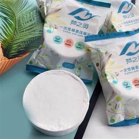 Khăn tắm du lịch viên nén nhỏ gọn tiện dụng size lớn chất liệu cotton dùng 1 lần