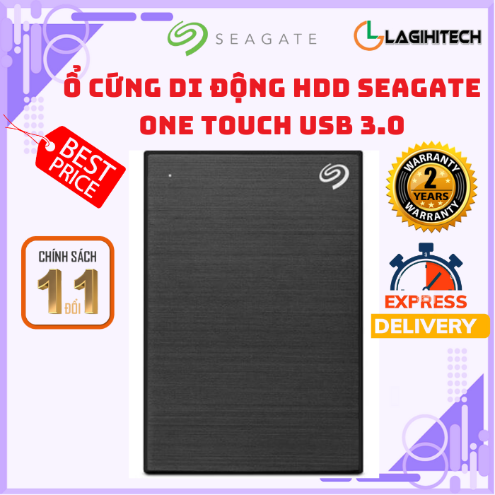 Ổ cứng di động hdd seagate one touch 2tb / 4tb / 5tb usb 3.0 bảo hành 2 năm - chính hãng seagate