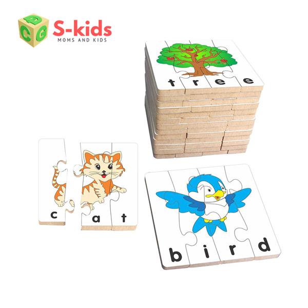 Đồ Chơi Trẻ Em S-Kids Bộ Trò Chơi Ghép Hình Học Chữ Tiếng Việt và Tiếng Anh. Đồ Chơi Cho Bé Thêm Đam Mê Học Tập