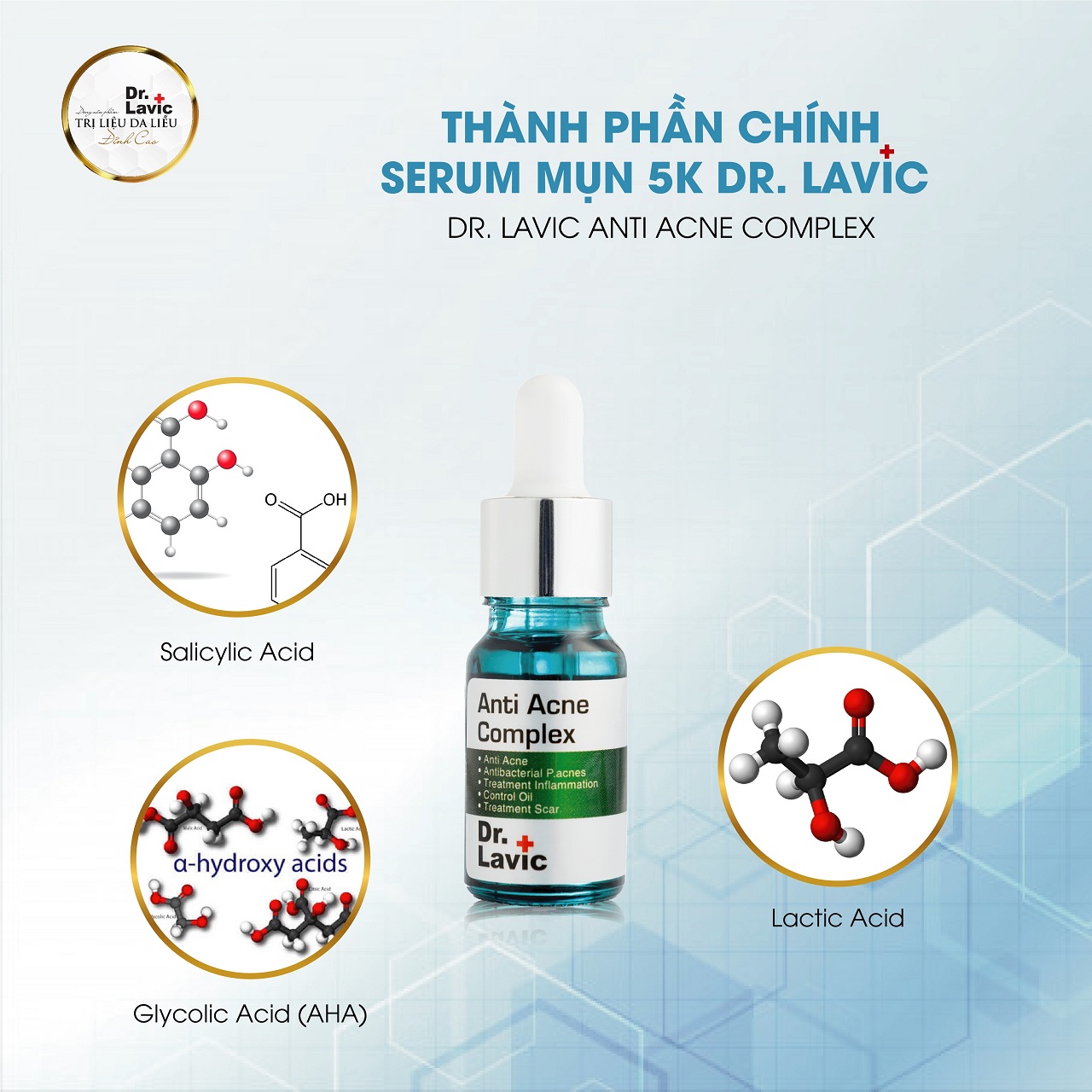 Serum mụn 5k dr.lavic - dr.lavic anti acne complex