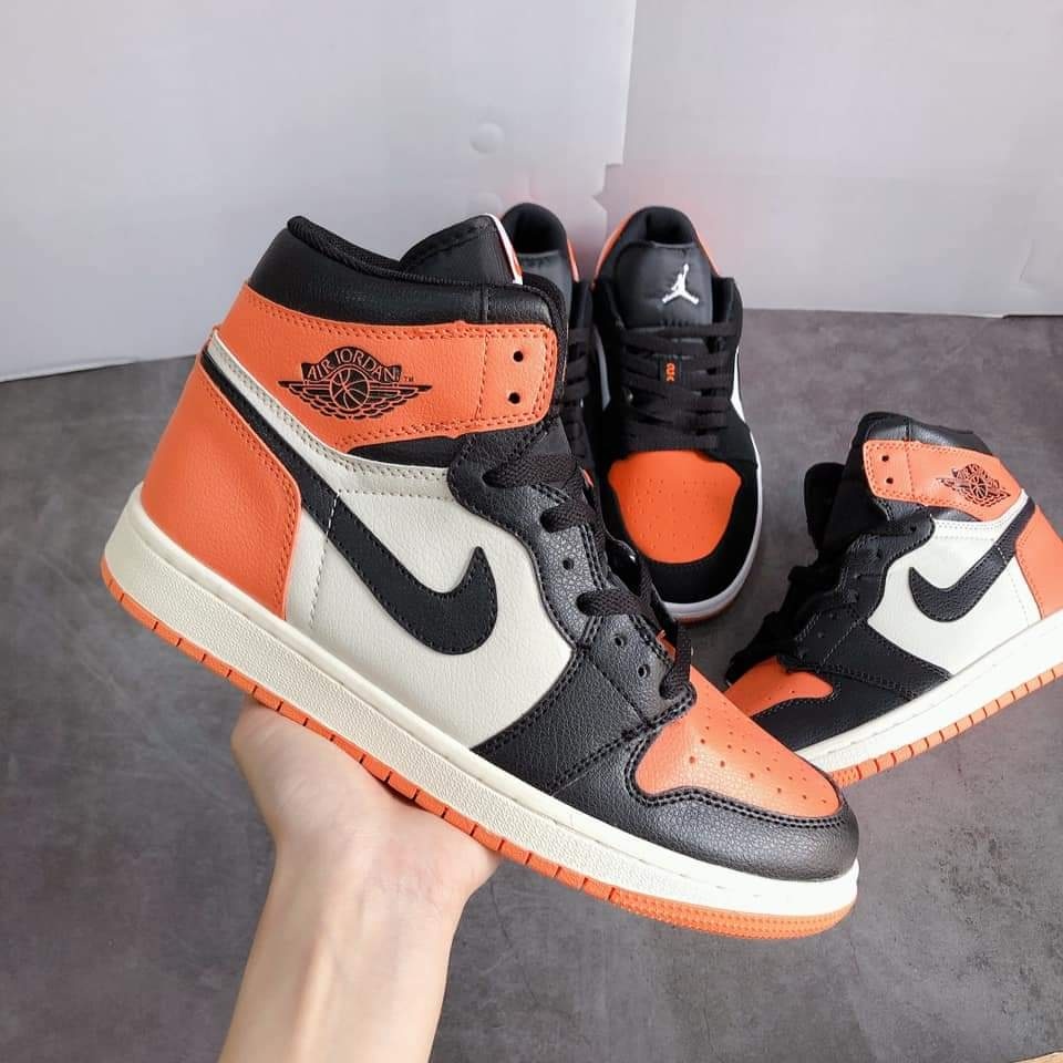 ❈  Giày Jordan 1 High University Blue Giày Thể Thao Air Jordan Xanh Móc Đen Giày JD1 Cổ Cao Cao Nam Nữ Hot 2021