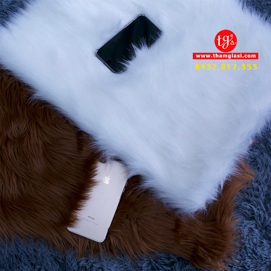[HCM]Thảm lông chụp hình size nhỏ nhiều màu (lông dài)