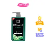 Tắm gội nước hoa Romano Classic tóc chắc khoẻ sạch sảng khoái 650g