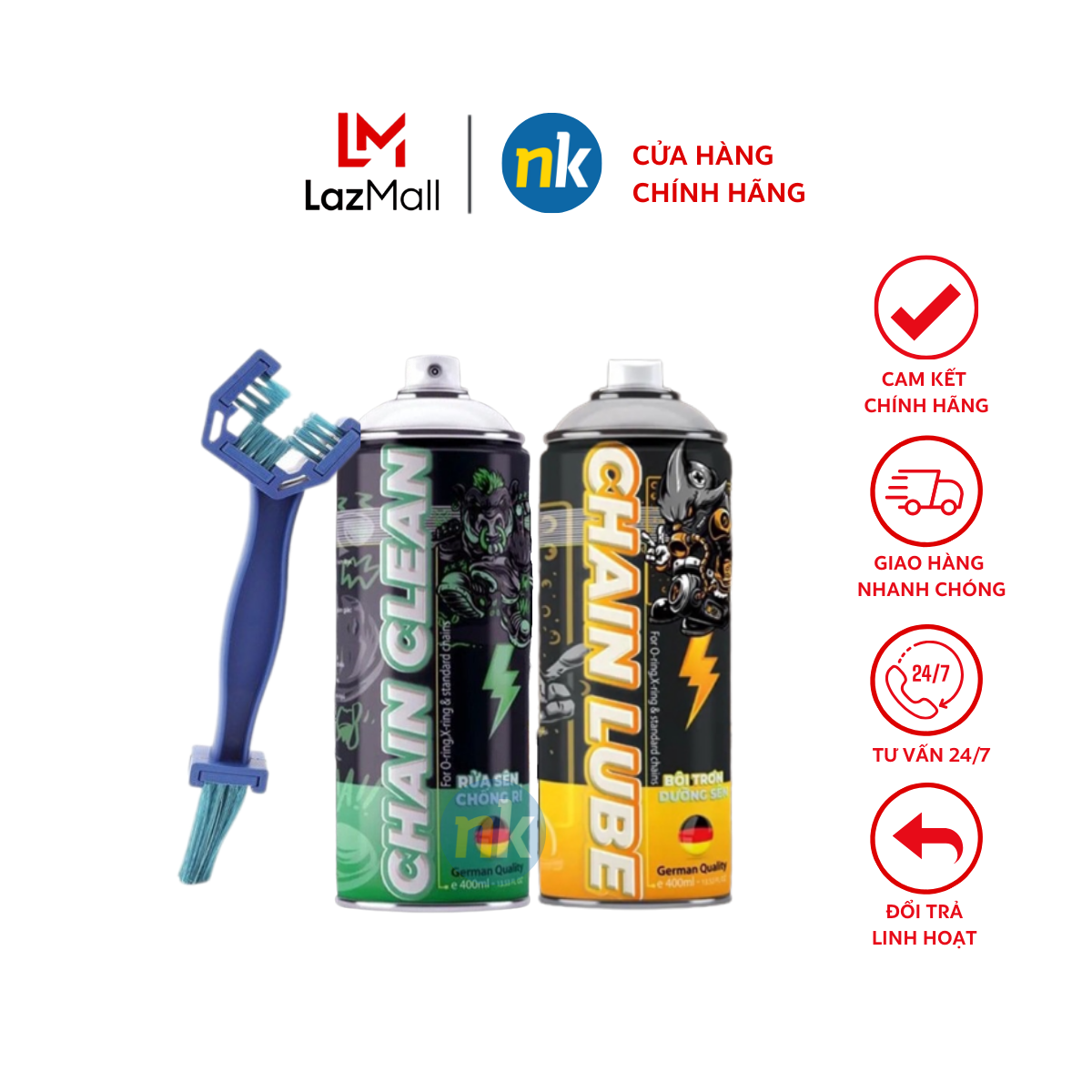   Sparyking  Chai xịt vệ sinh sên xích bảo dưỡng bôi trơn sên SPRAYKING dùng cho xe máy xe mô tô sên phốt cao su sên vàng exciter 