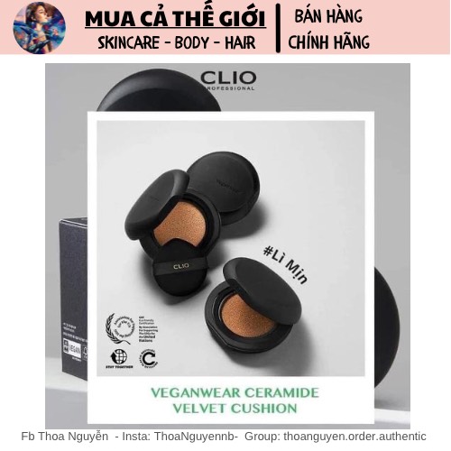 Phấn nước cushion clio veganwear