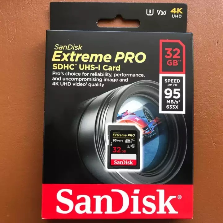 Thẻ nhớ SDHC SanDisk Extreme Pro UHS-I 95MB/s - 32GB