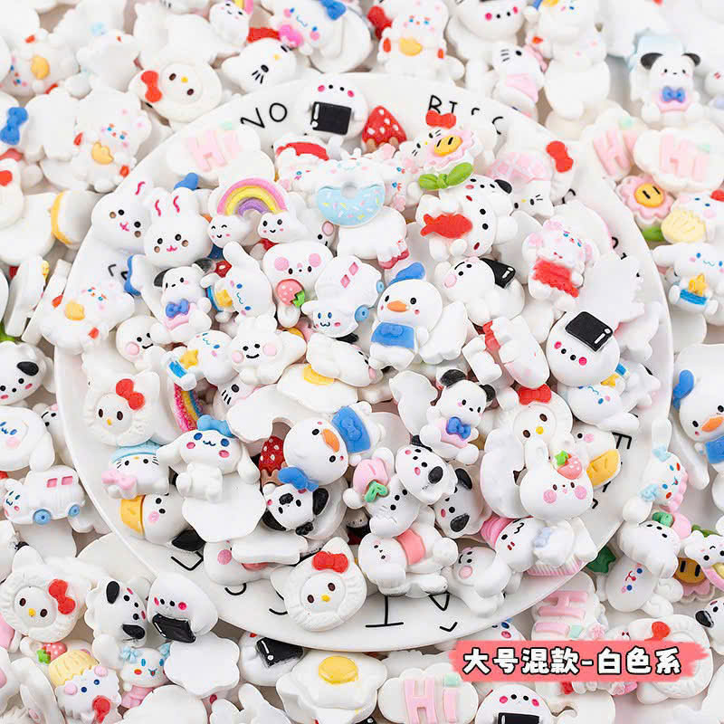 BỘ 10 Charm Sticker Jitbitz gắn dép (Đã có nút gắn dép) - Mẫu giao ngẫu nhiên - 6