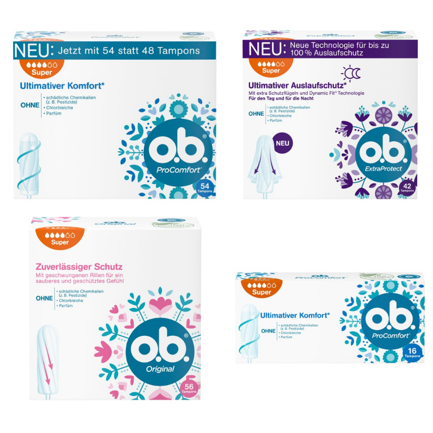 Băng vệ sinh Tampon OB Super - Tampon OB - Băng vệ sinh dạng nút chai