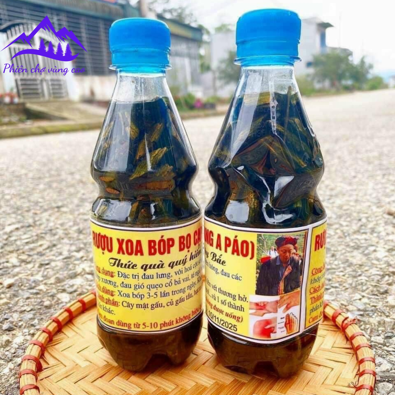 Rượu thuốc xoa bóp bọ cạp Sapa gia truyền của ông Giàng A Páo, Dầu xoa bóp dùng cho đau nhức xương khớp, đau lưng, đau thần kinh toạ