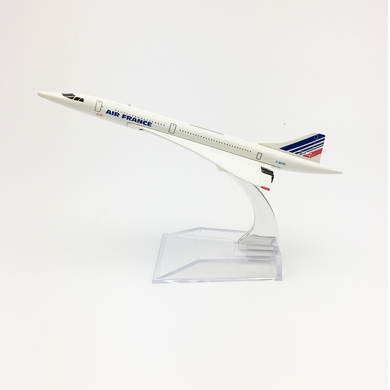 Mô hình máy bay Air France 16cm + đế trưng bày